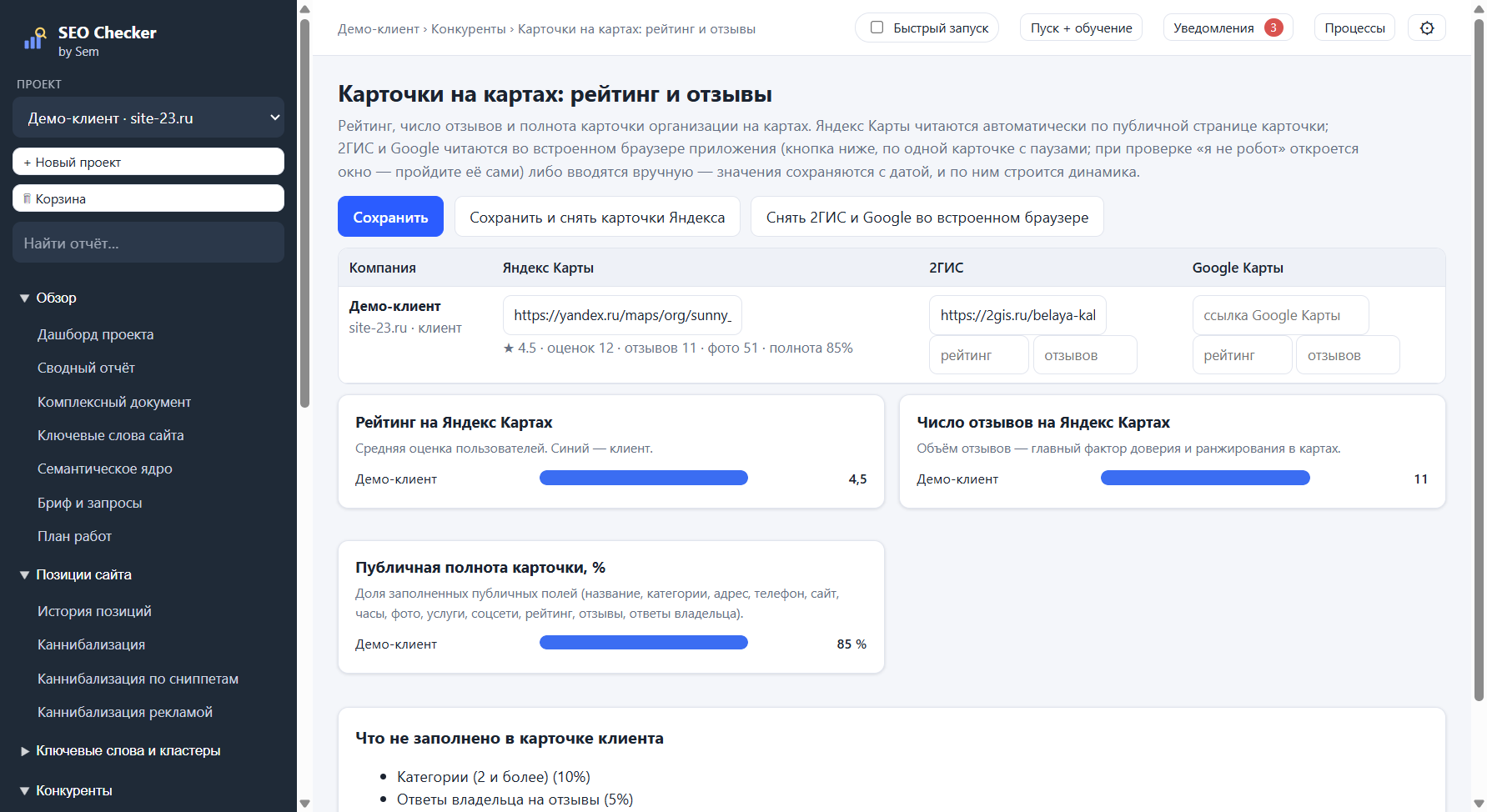 Карточки на картах: рейтинг, отзывы, полнота
